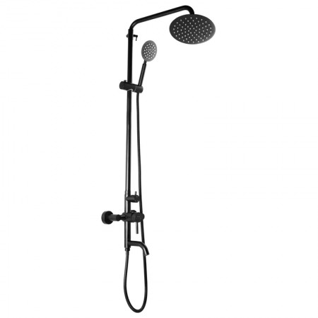 Душевая система чёрная Mixxus SUS-009-J MI2808 из нержавеющей стали